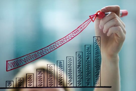 Bei einem Anlagezeitraum von 20 Jahren bergen ETFs das geringste Risiko. Bei einem Anlagezeitraum von 20 Jahren bergen ETFs das geringste Risiko.