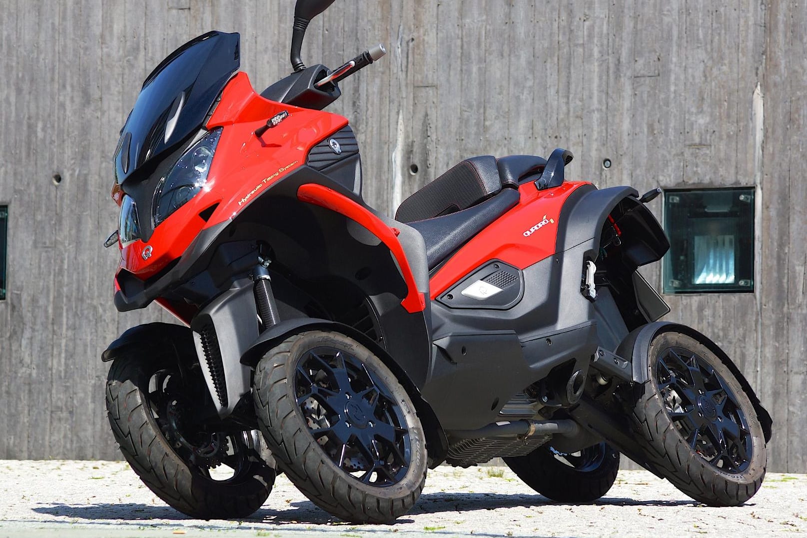 Quadro4: Vierrad-Roller mit Neigetechnik.