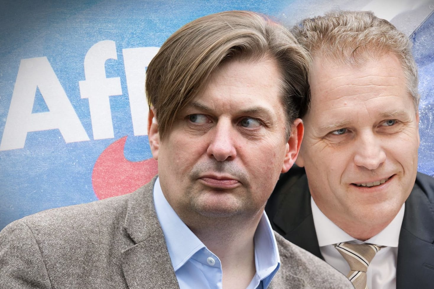 Die AfD-Listenkandidaten 1 und 2 für die Europawahl, Maximilian Krah (l.) und Petr Bystron (r.): Beide stehen im Zentrum einer Spionage- und Schmiergeldaffäre. Die AfD-Listenkandidaten 1 und 2 für die Europawahl, Maximilian Krah (l.) und Petr Bystron (r.): Beide stehen im Zentrum einer Spionage- und Schmiergeldaffäre.