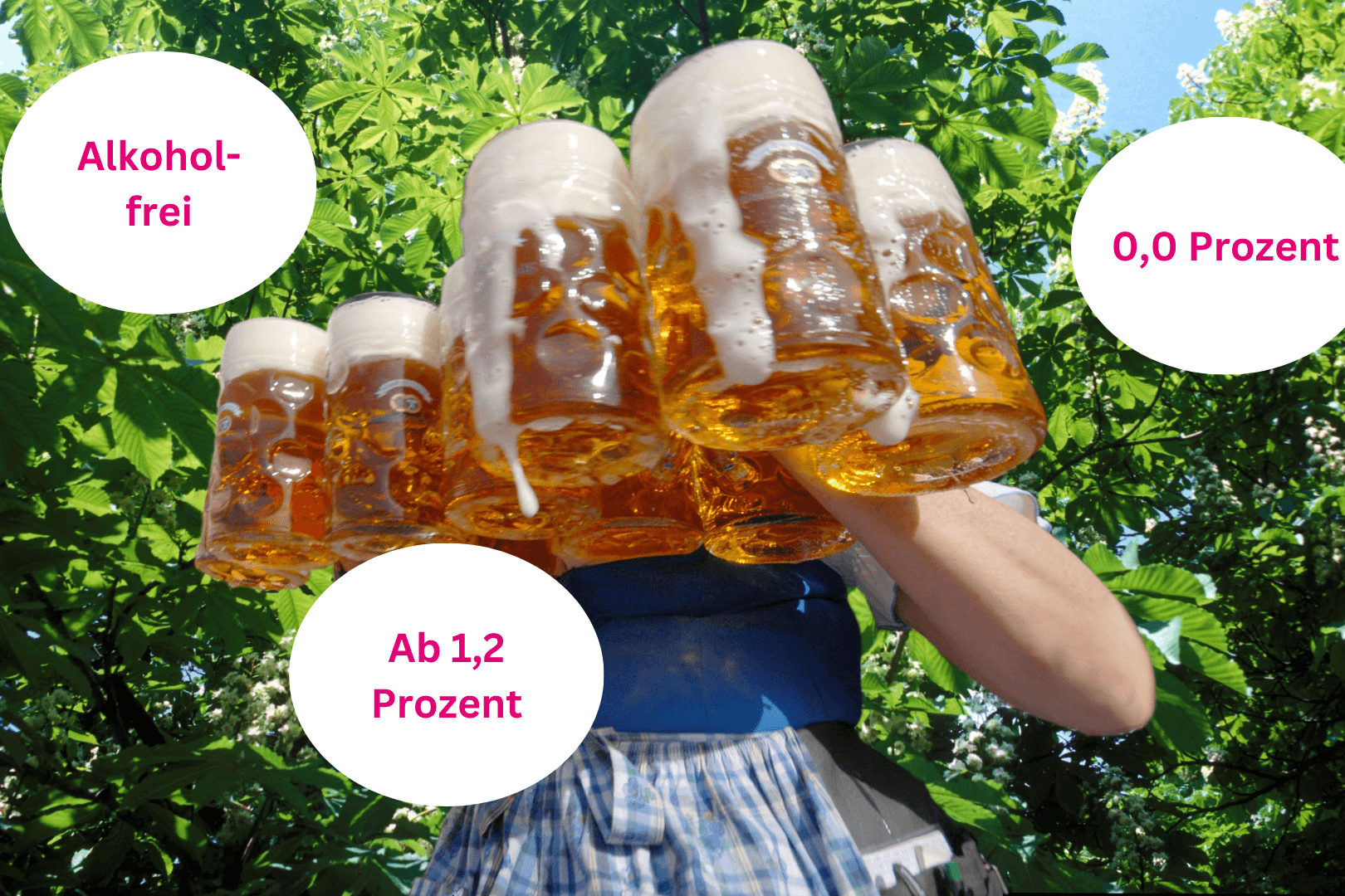 Bier: Alkoholfreies Bier darf laut Gesetz maximal 0,5 Volumenprozent Alkohol enthalten. Bier: Alkoholfreies Bier darf laut Gesetz maximal 0,5 Volumenprozent Alkohol enthalten.