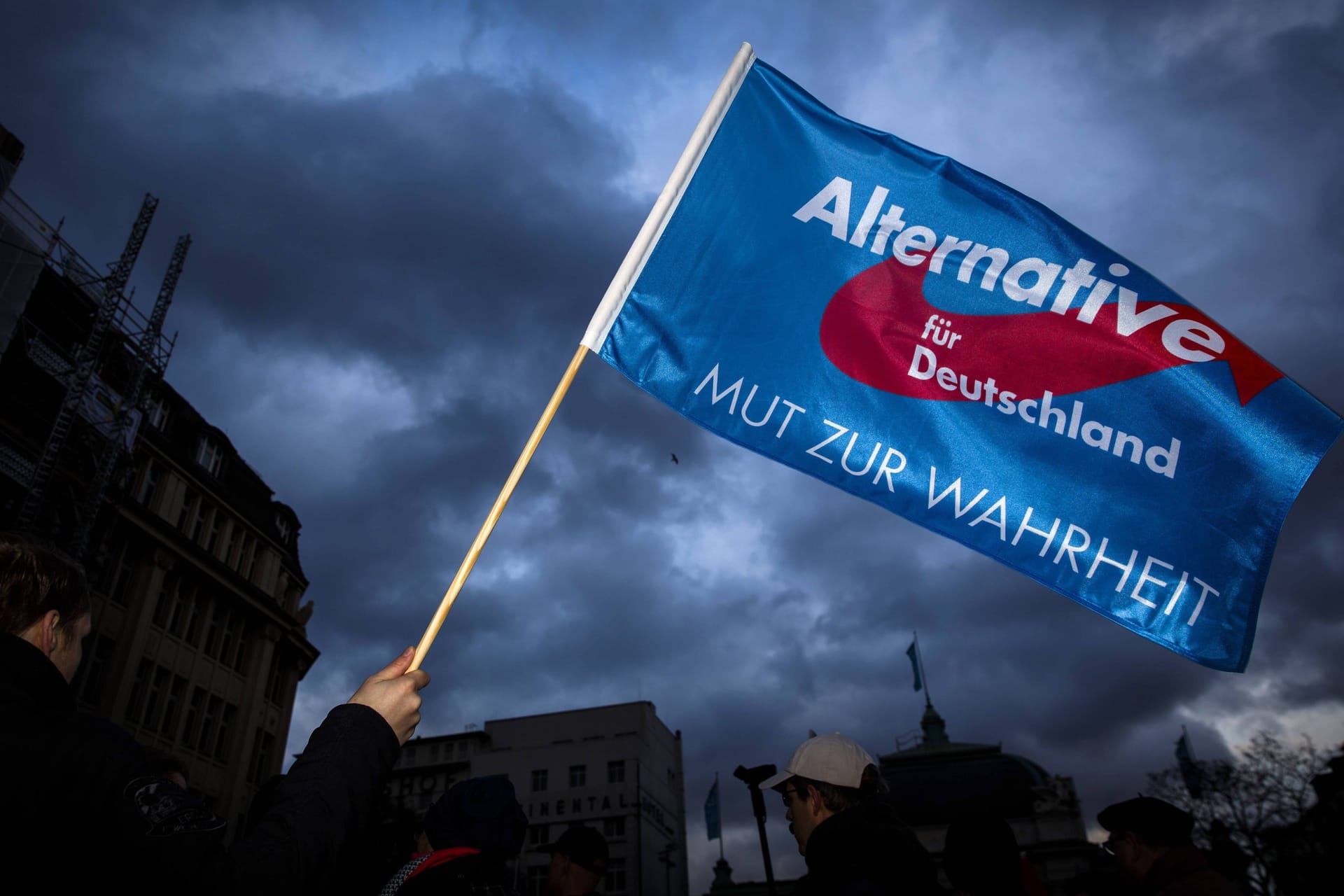 Fahne der AfD (Symbolbild): Bis heute wurden nur zwei Parteien in der Bundesrepublik Deutschland verboten. Fahne der AfD (Symbolbild): Bis heute wurden nur zwei Parteien in der Bundesrepublik Deutschland verboten.