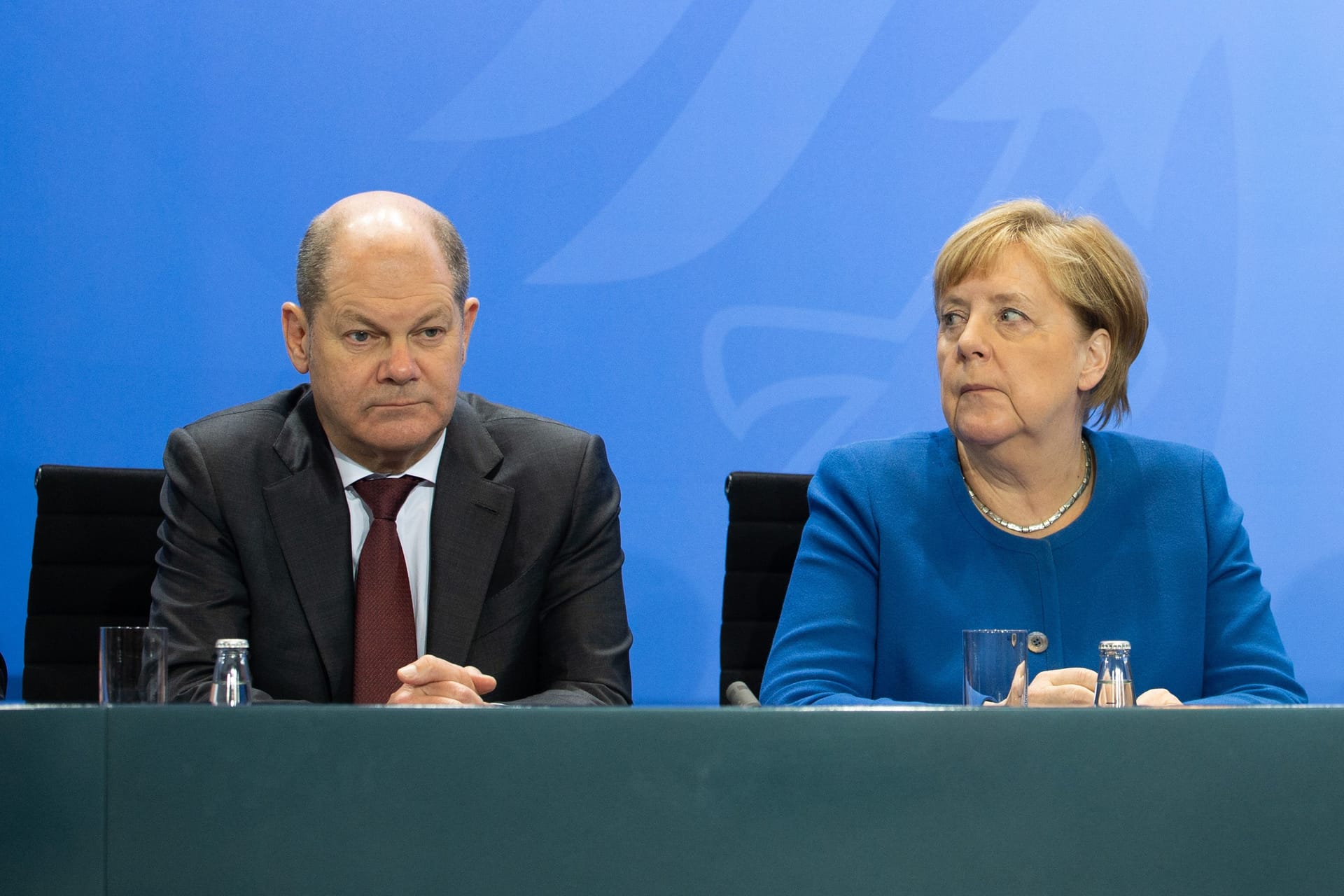 Olaf Scholz und Angela Merkel mussten während der Großen Koalition notgedrungen zusammenarbeiten. Olaf Scholz und Angela Merkel mussten während der Großen Koalition notgedrungen zusammenarbeiten.