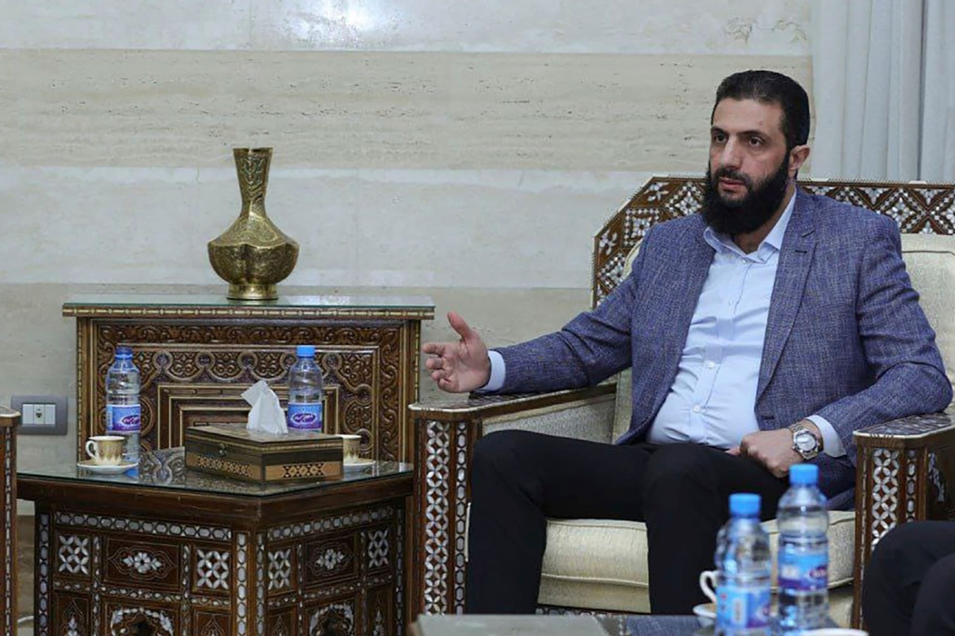 Lage in Syrien - HTS-Anführer trifft Geir Pederson Lage in Syrien - HTS-Anführer trifft Geir Pederson