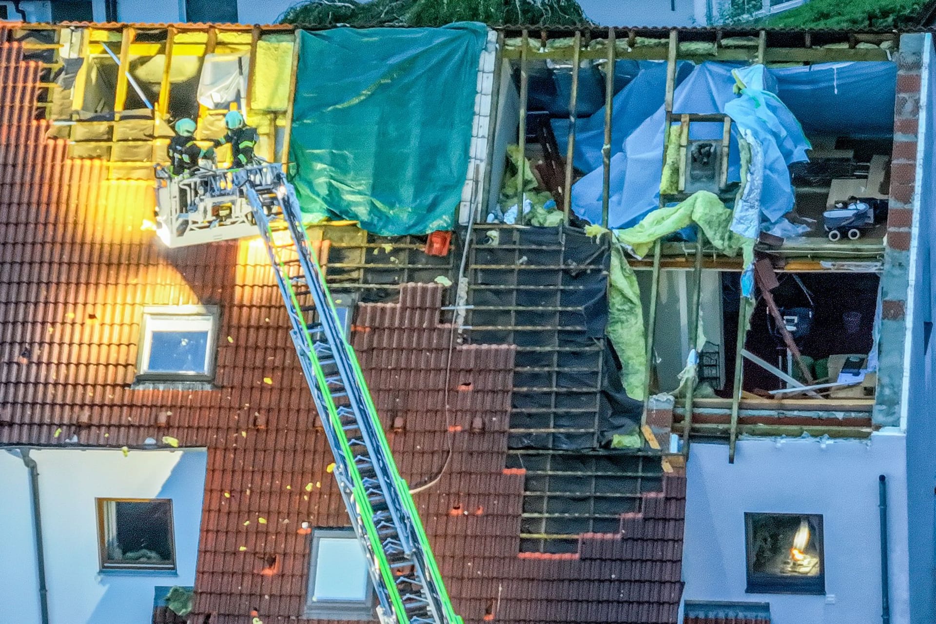 Nach dem Unwetter in Baden-Württemberg - Donaustetten
