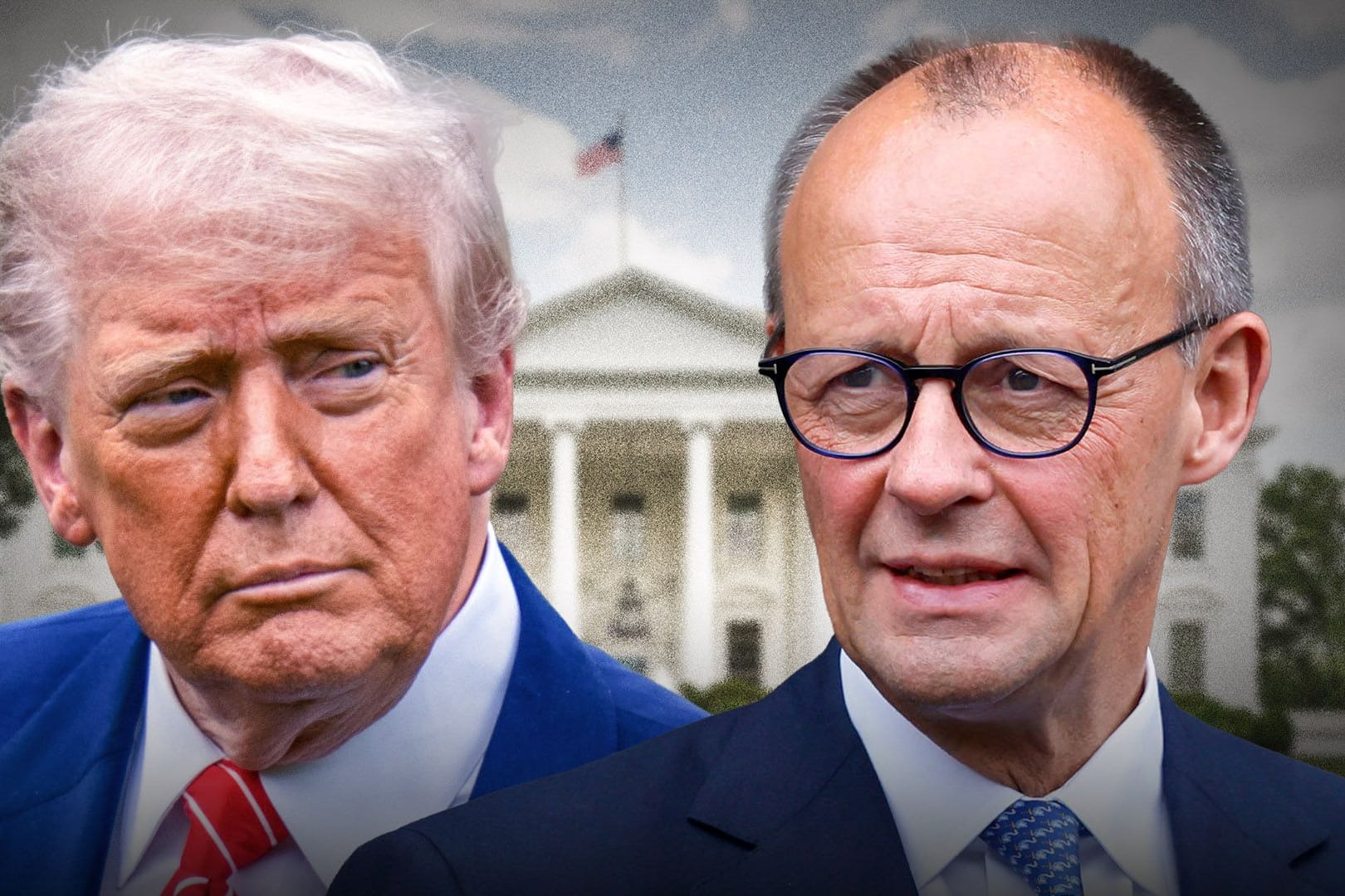 Trump und Merz: Das deutsch-amerikanische Verhältnis steckt in einer tiefen Krise. Trump und Merz: Das deutsch-amerikanische Verhältnis steckt in einer tiefen Krise.